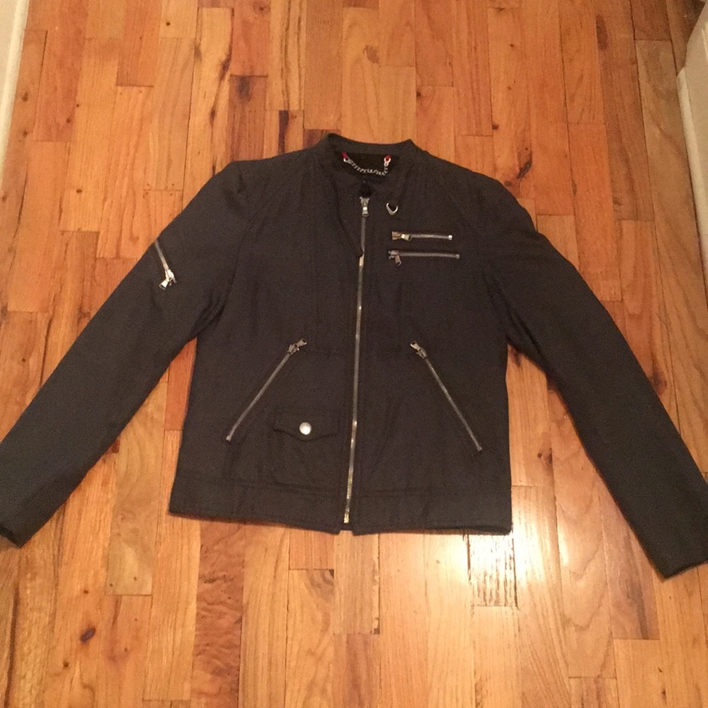 Marc by Marc Jacobs Zippered motorcycle  jacket
